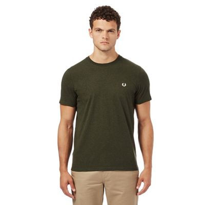 Fred Perry Green logo applique t-shirt